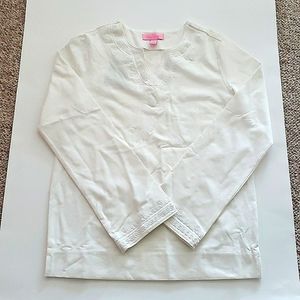 Lilly Pulitzer embroidered shirt